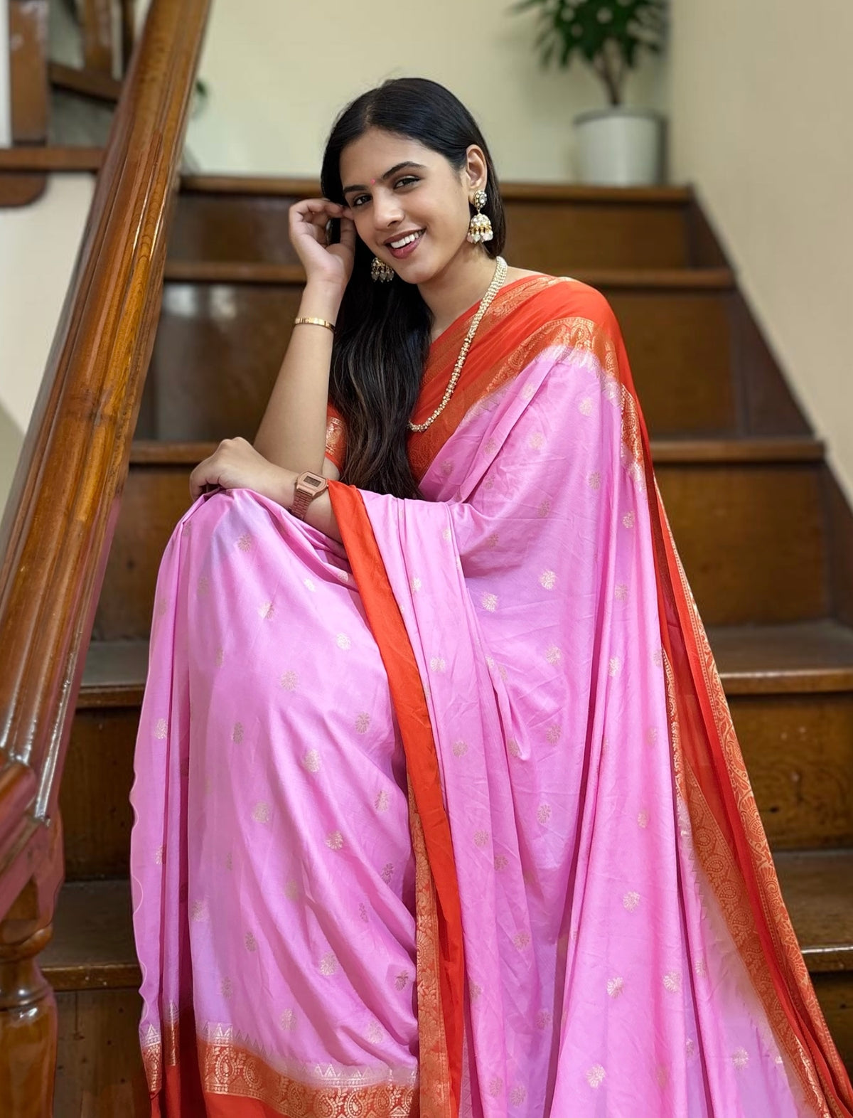 Semi Mysore crepe silk saree(8)