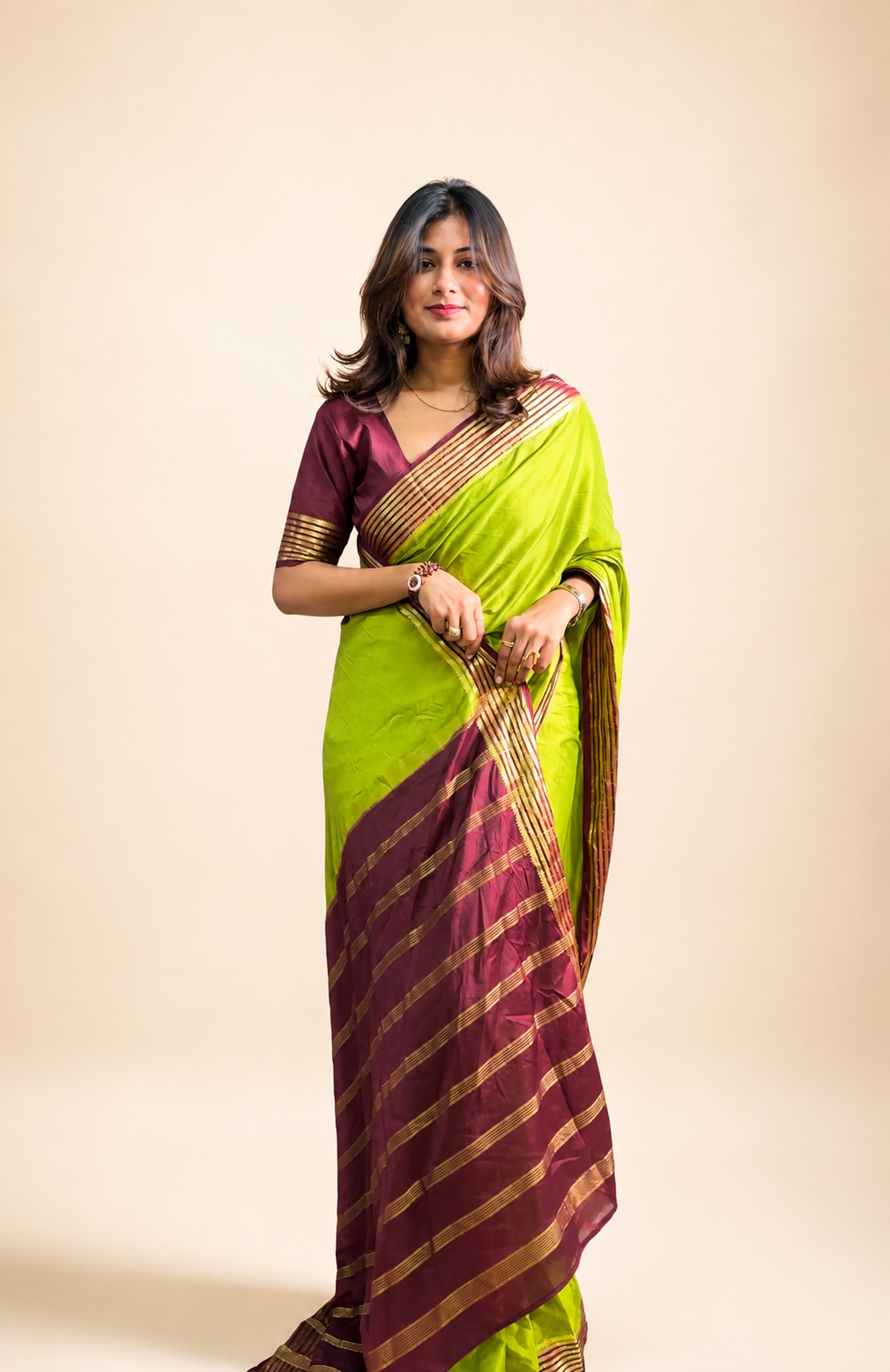 Semi Mysore silk saree - KDS1015