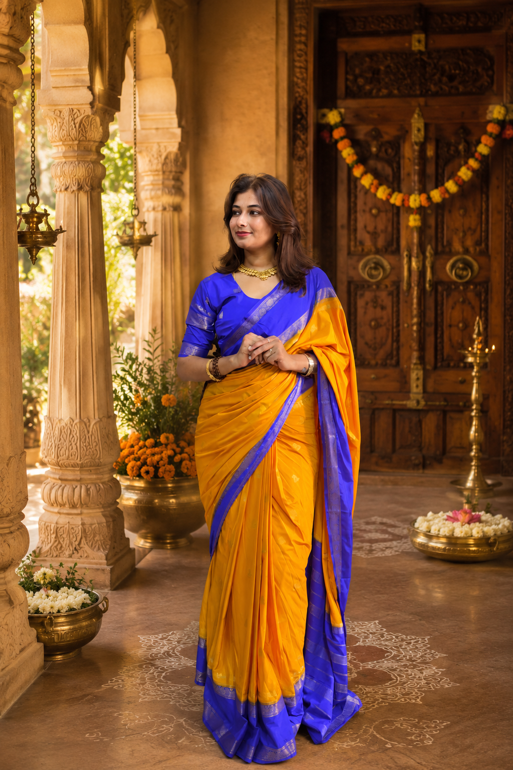 Mysore crepe silk saree (Copy)
