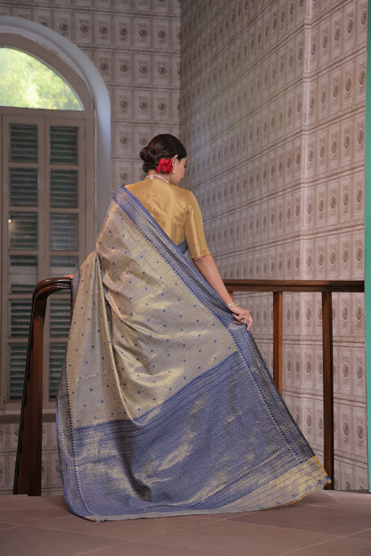 RUKMINI TUSSAR TISSUE SAREE
