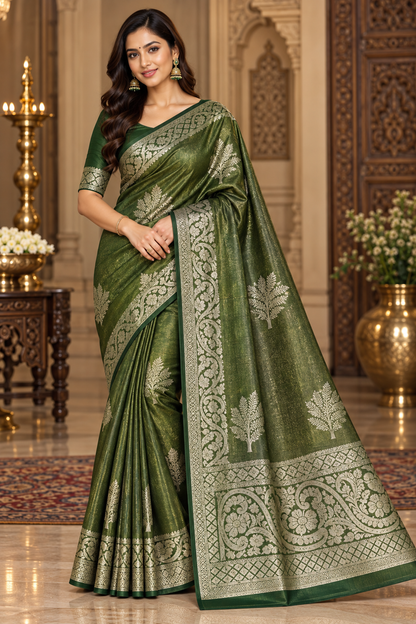 Traditional zip & go saree