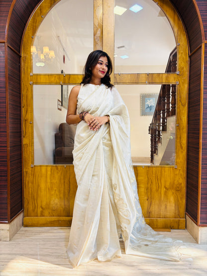 Premium linen tissue ready to wear saree