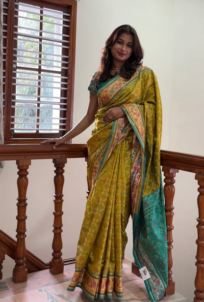 Silk woven Patola sareee