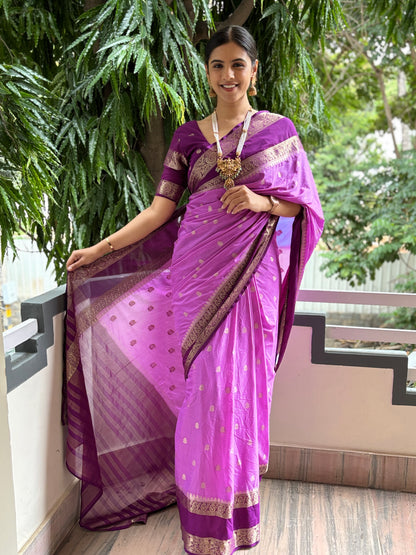 Semi Mysore crepe silk saree(8)
