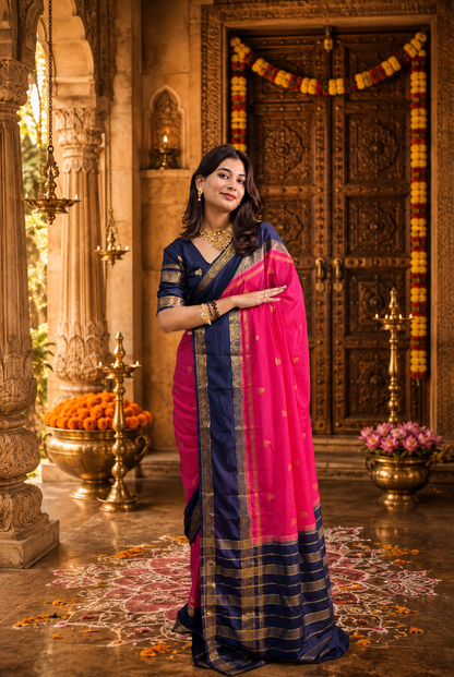 Mysore crepe silk saree