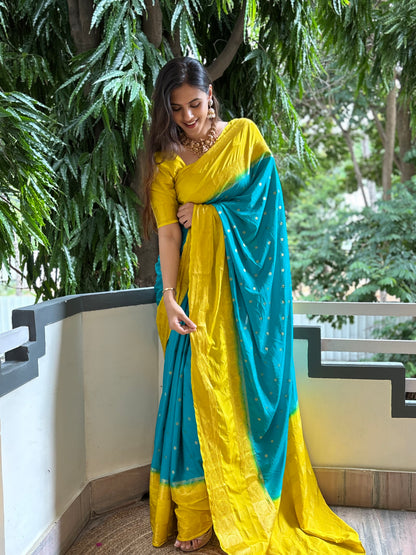 Semi Mysore crepe silk saree(20)