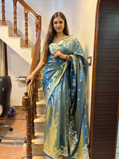 Banarasi organza saree