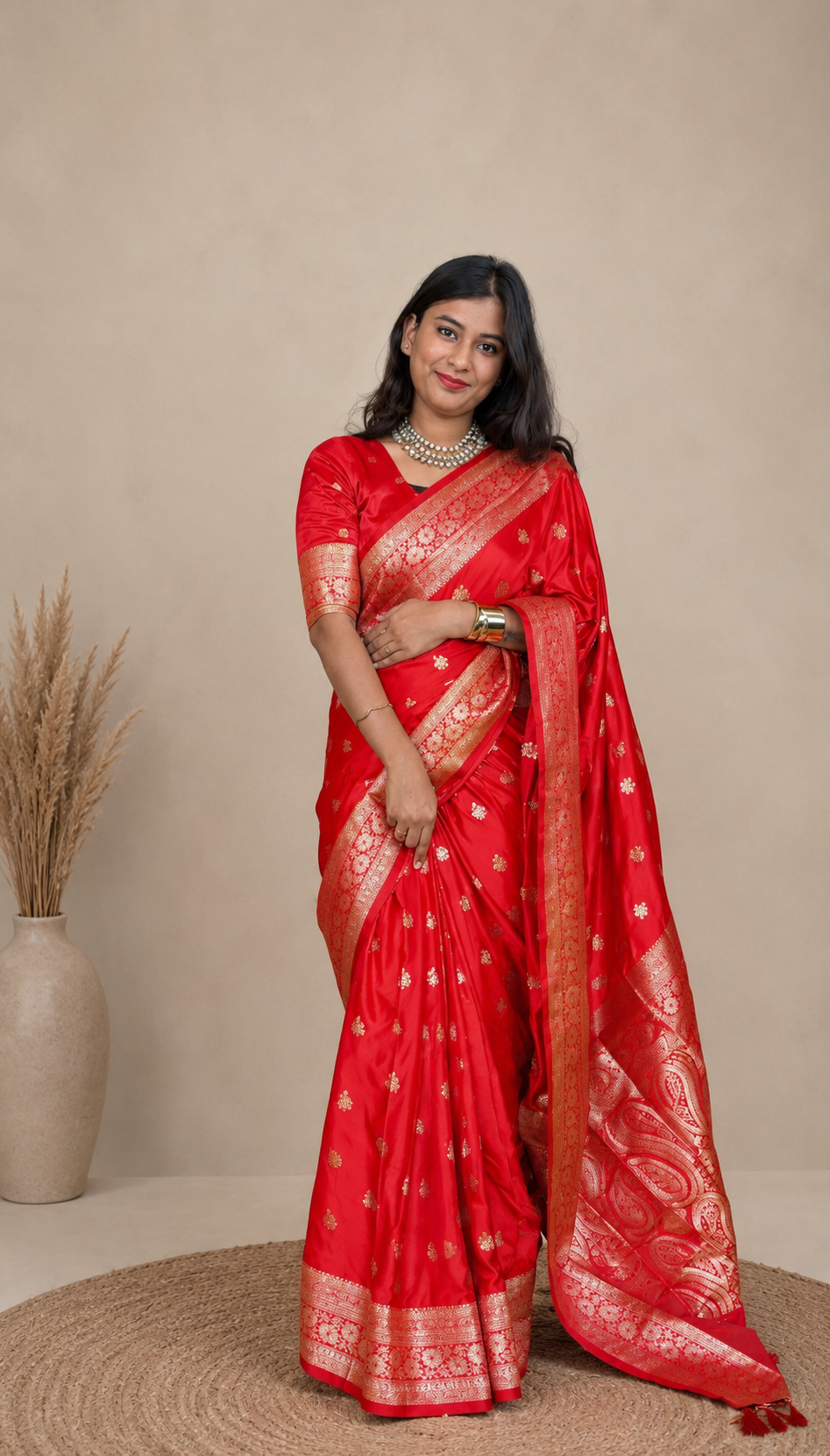Banarasi satin saree