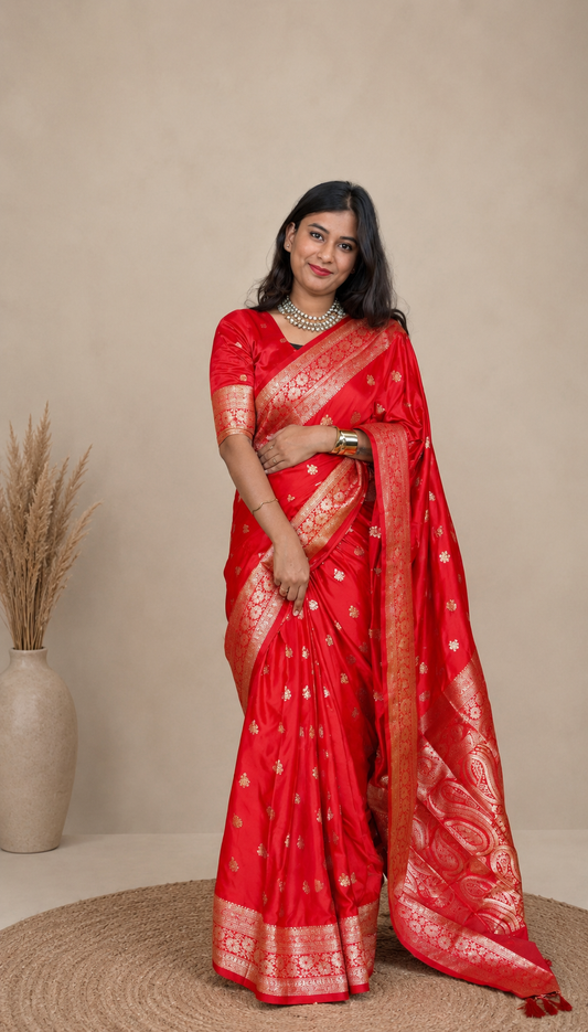 Banarasi satin saree