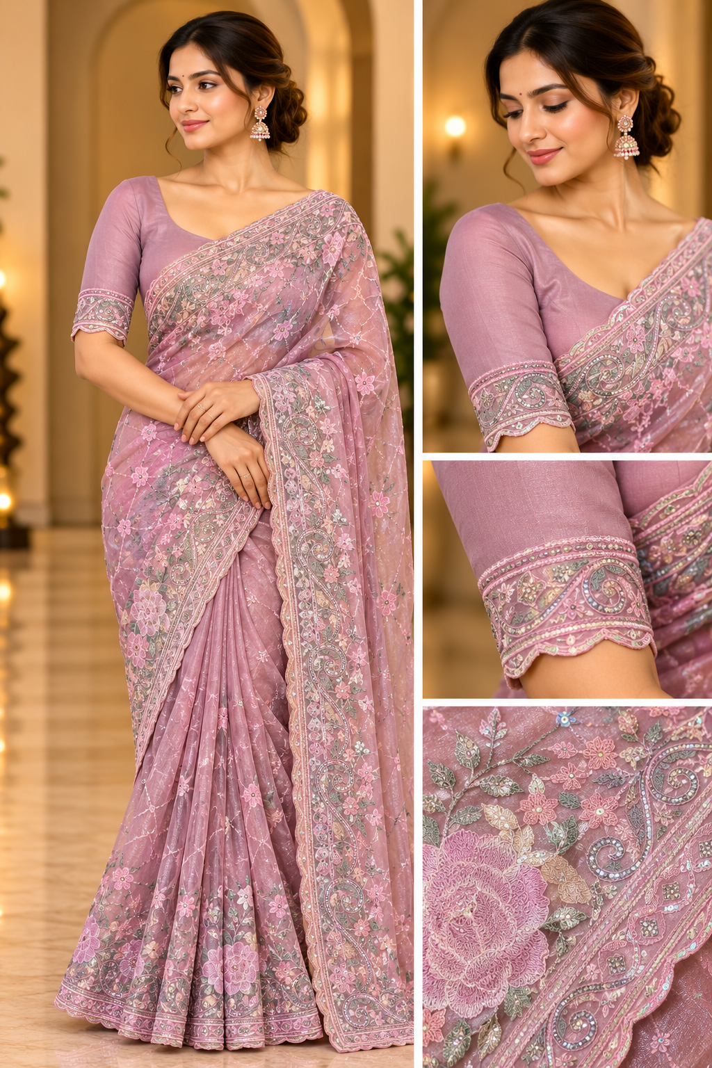 Party wear saree(2)