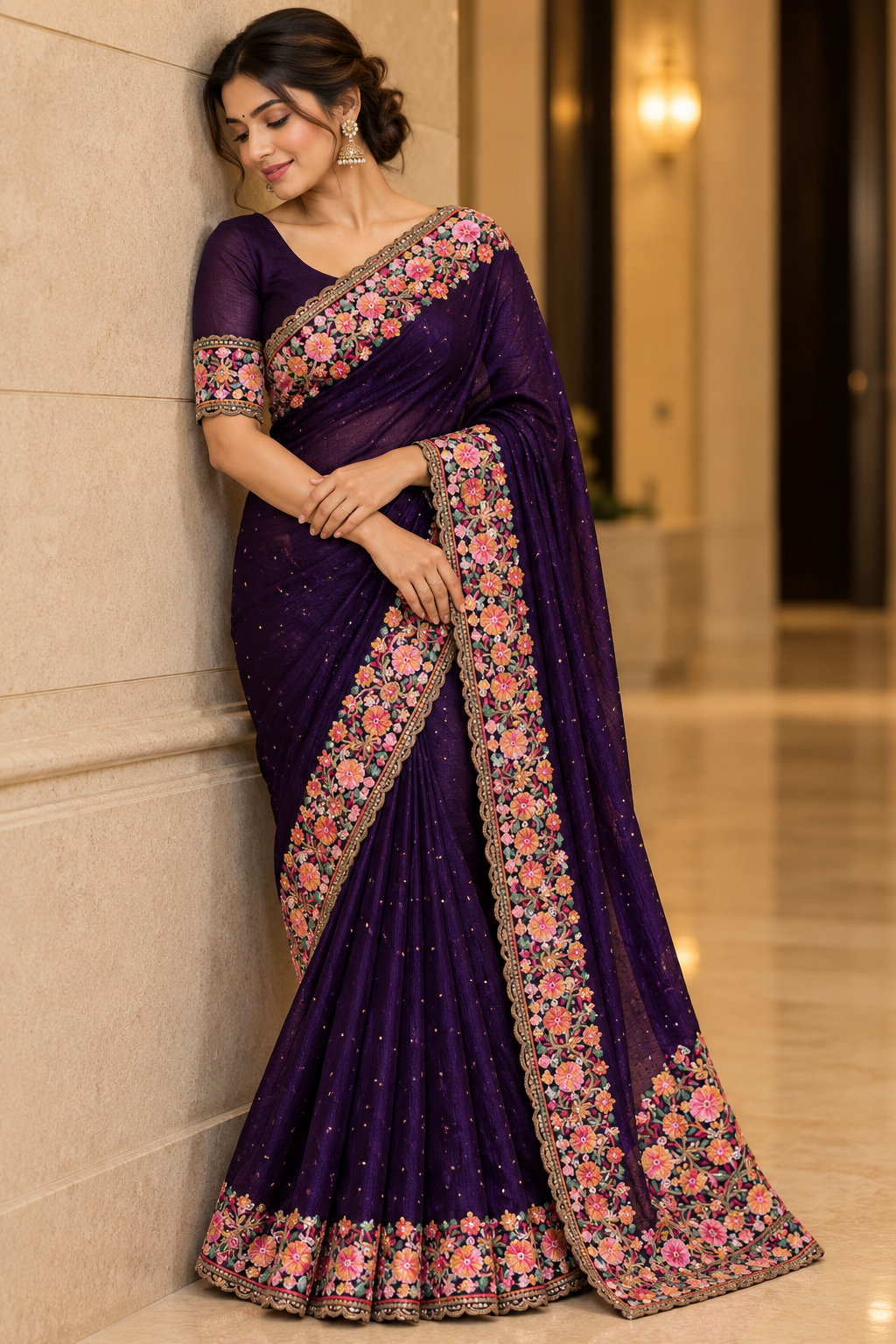 Party wear saree(4)