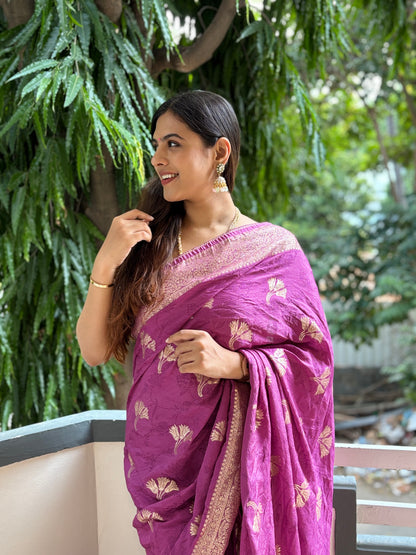 Banarasi weave saree