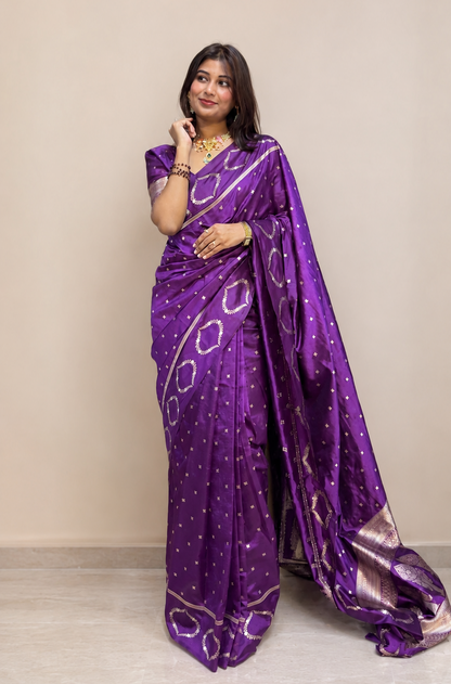 Banarasi satin saree