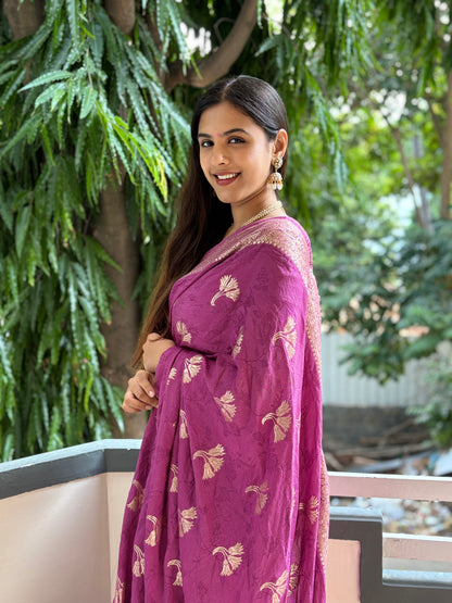 Banarasi weave saree