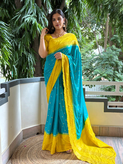Semi Mysore crepe silk saree(20)