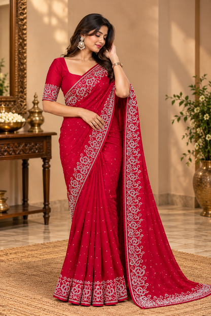 Party wear saree(2)
