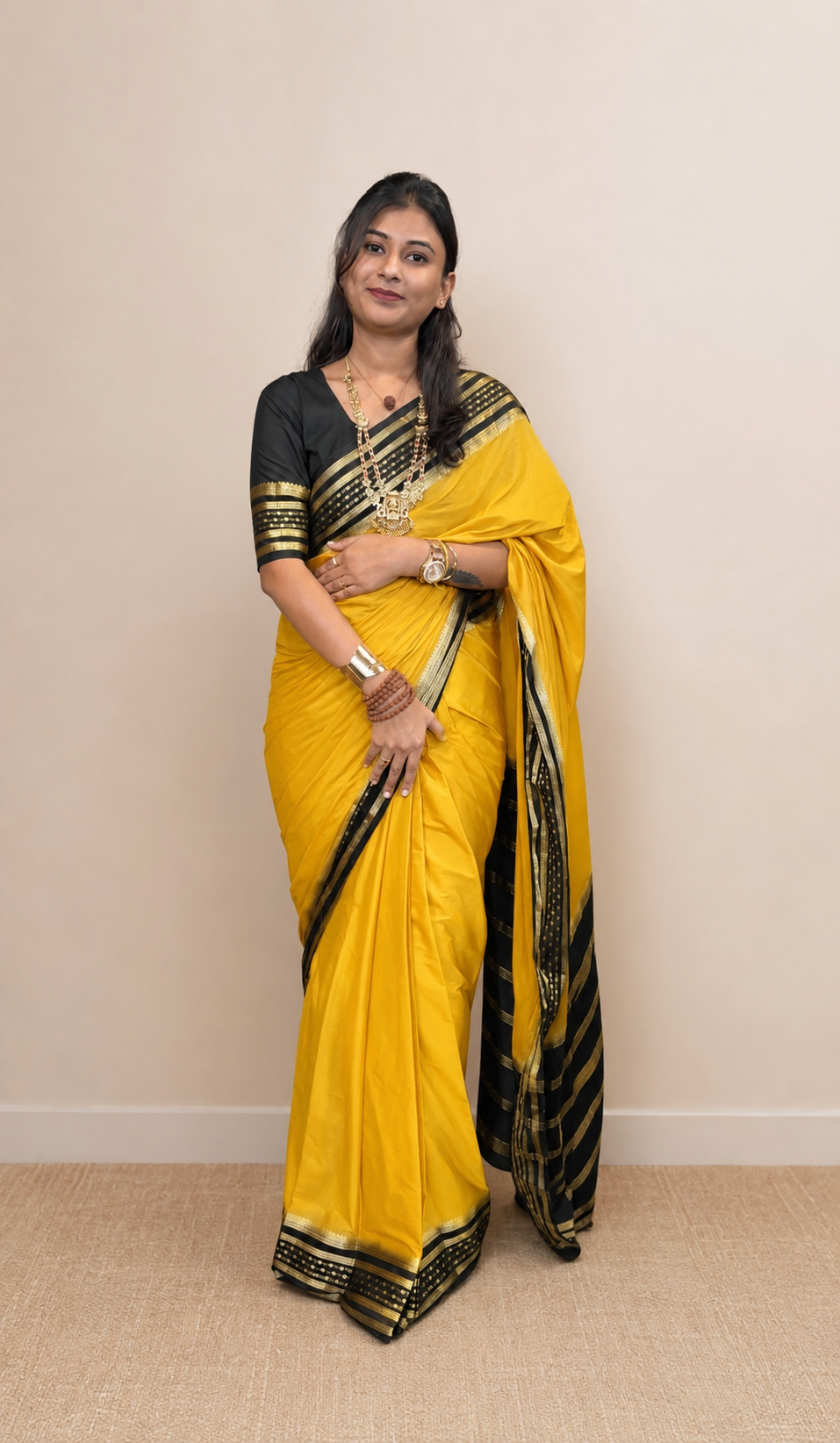Mysore crepe silk saree
