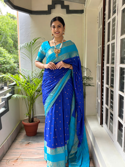 Semi Mysore crepe silk saree(20)