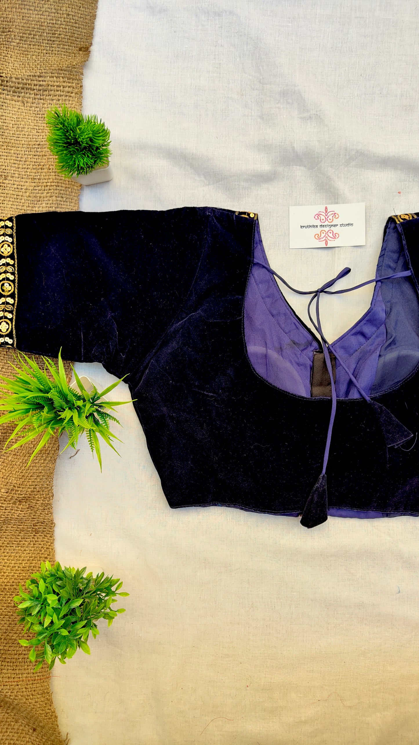 Midnight Bloom Top