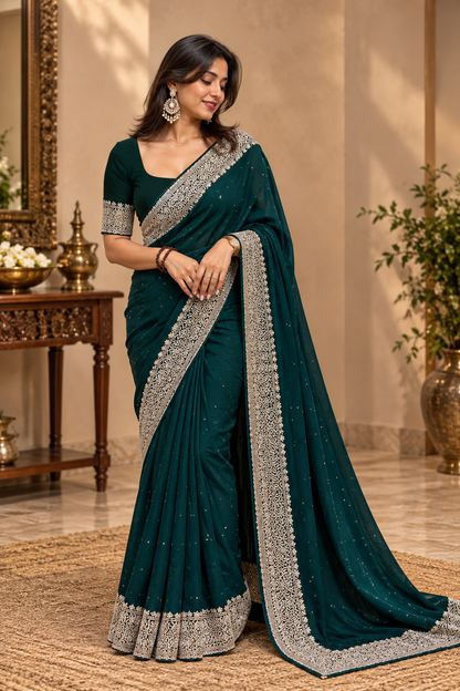 Party wear saree(2)