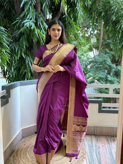 Banarasi weave saree