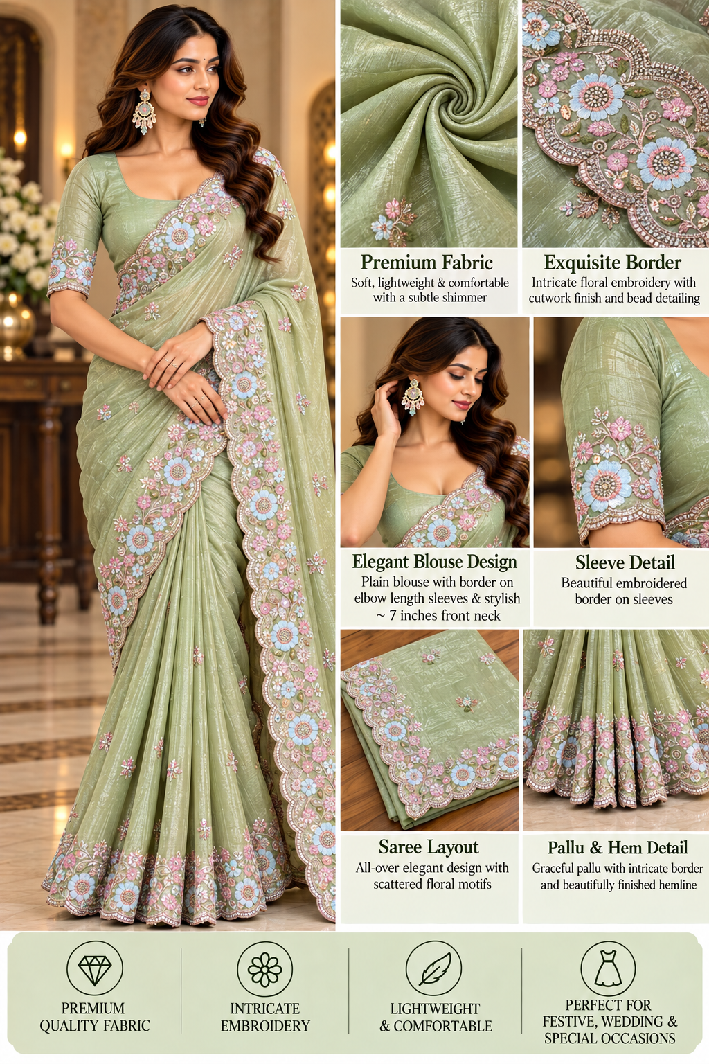 Party wear saree