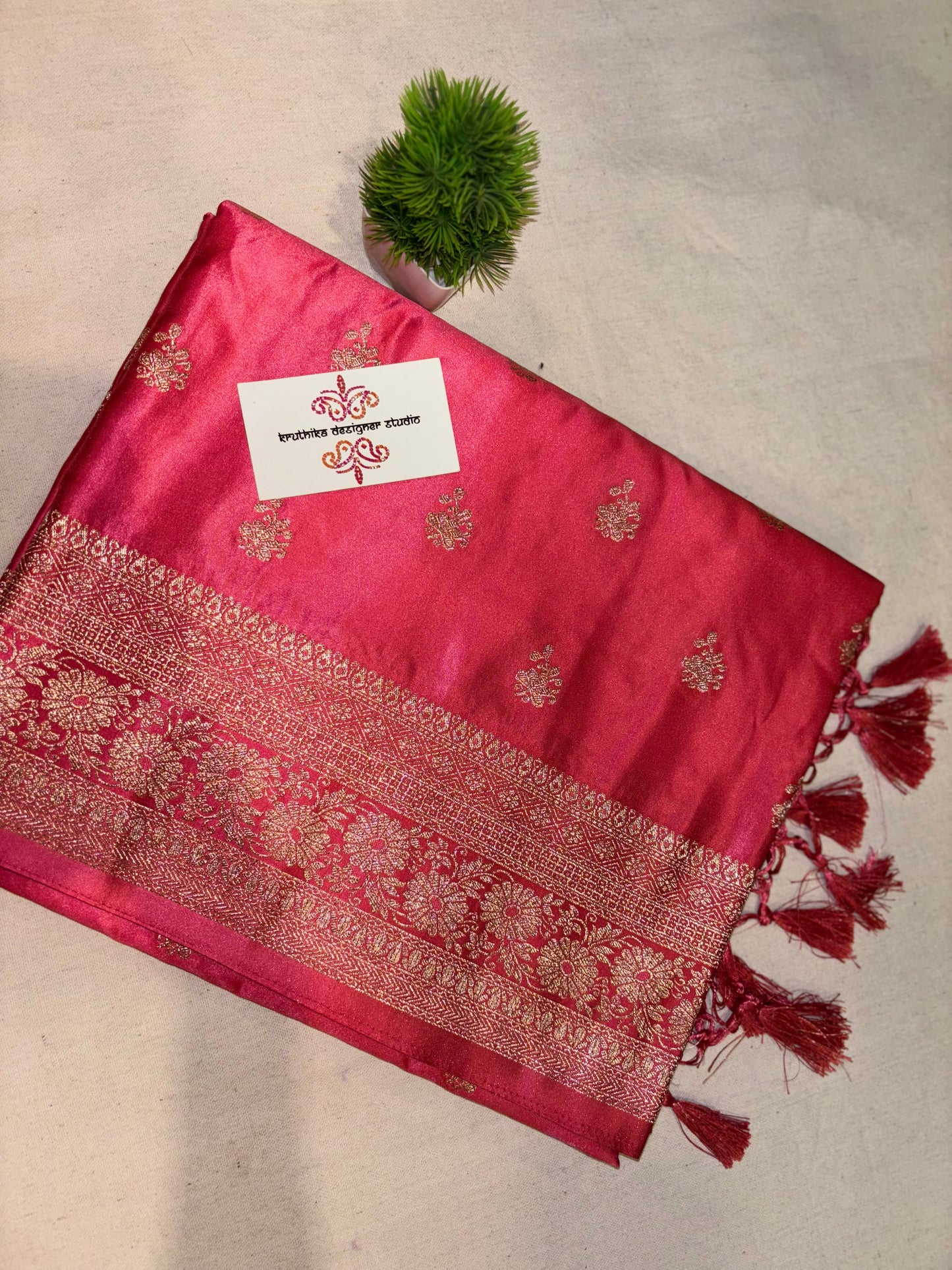 Banarasi satin saree