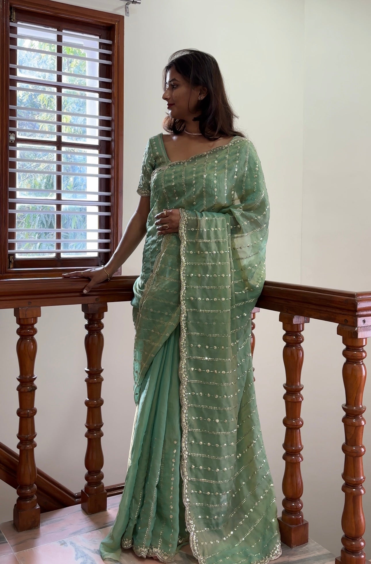 Sequence partywear sarees