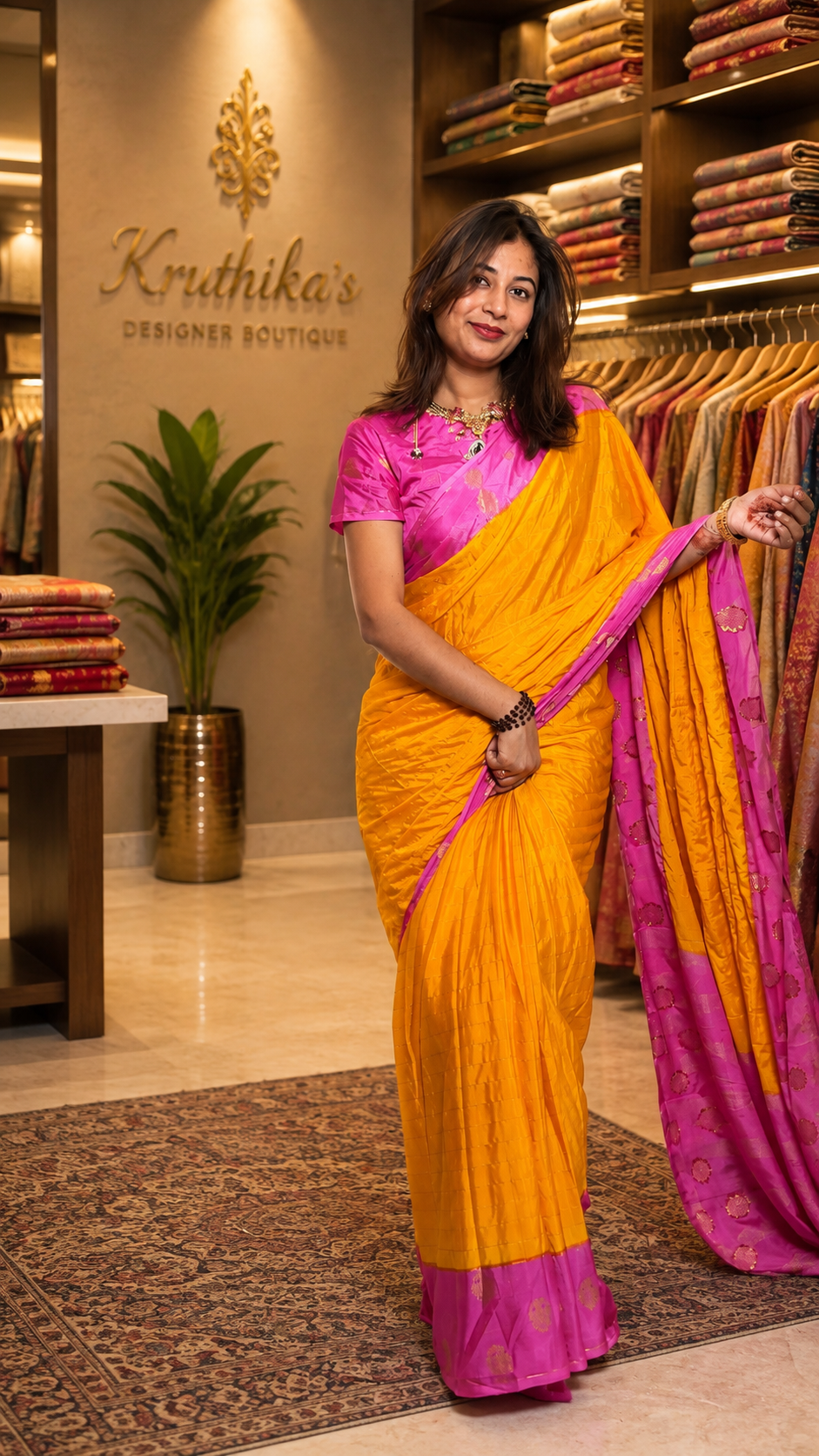 Mysore crepe silk gandaberunda border saree