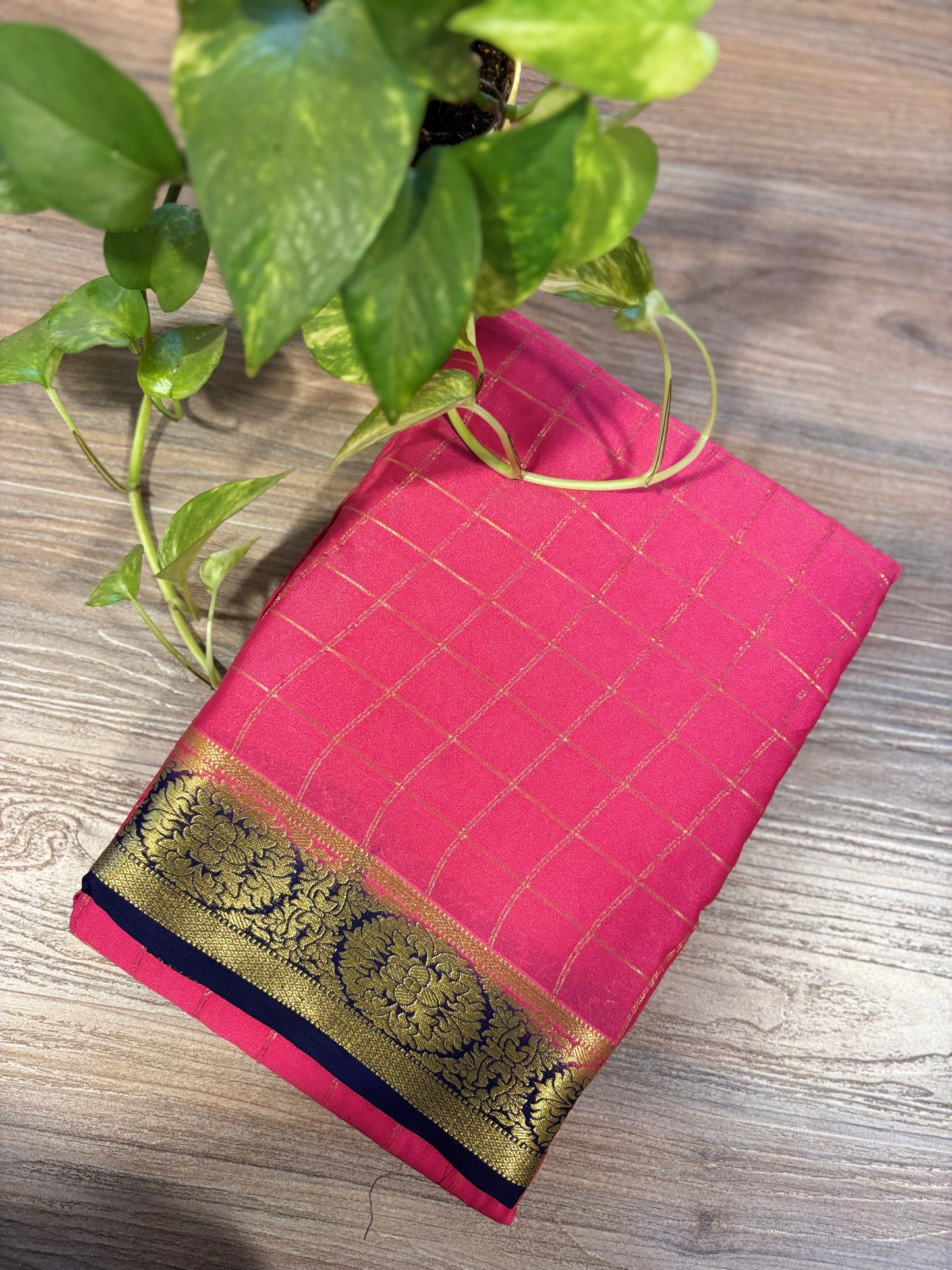 Zip & Go Saree Mysore crepe silk