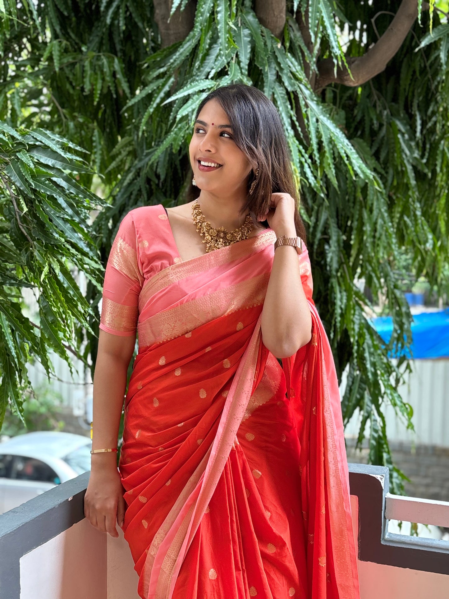Semi Mysore crepe silk saree(8)