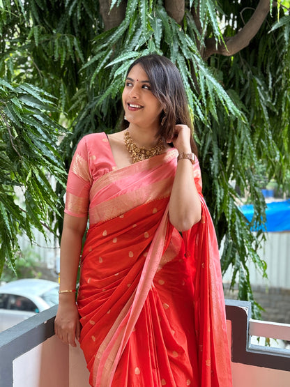 Semi Mysore crepe silk saree(8)