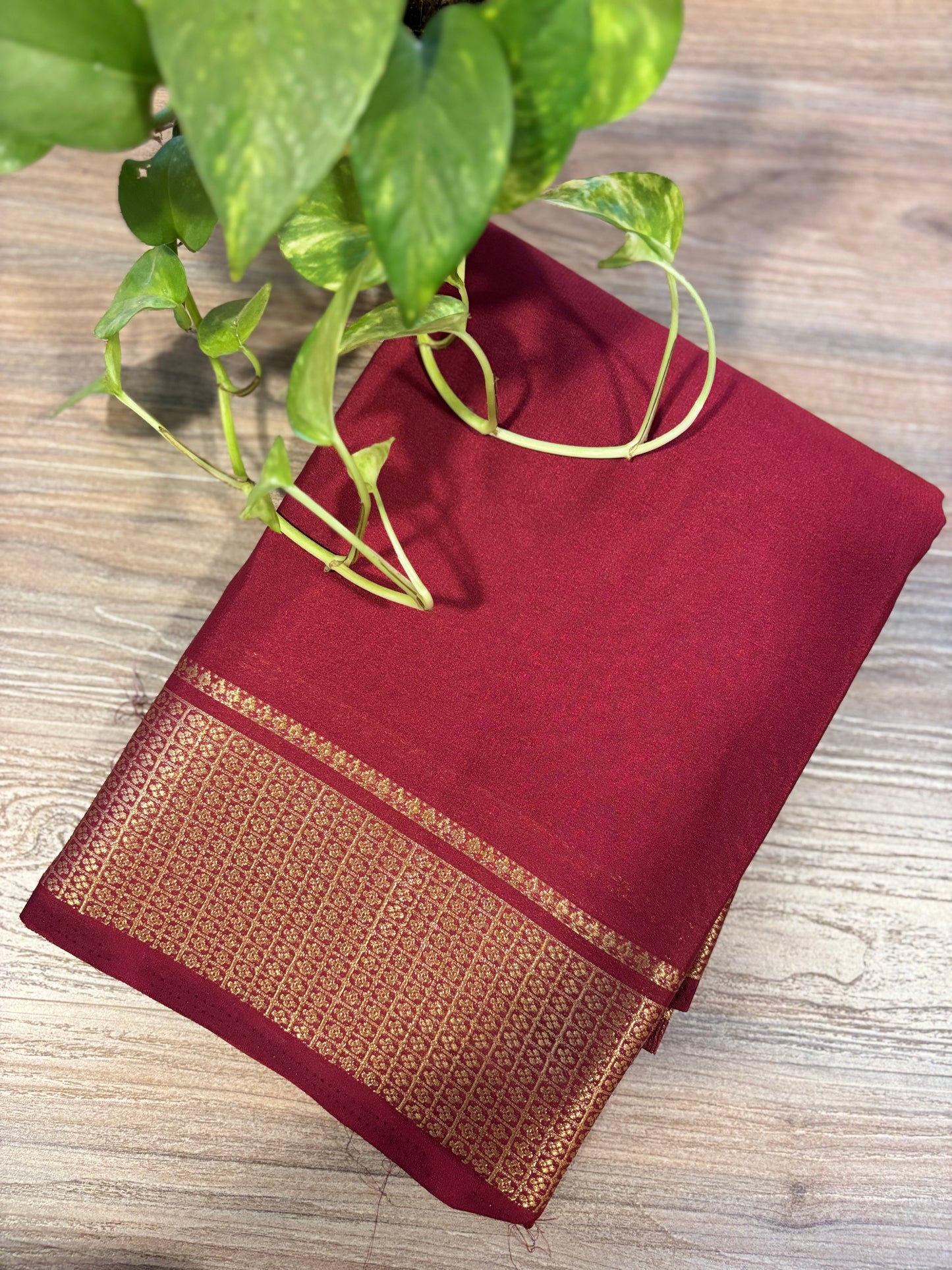 Zip & Go Saree Mysore crepe silk