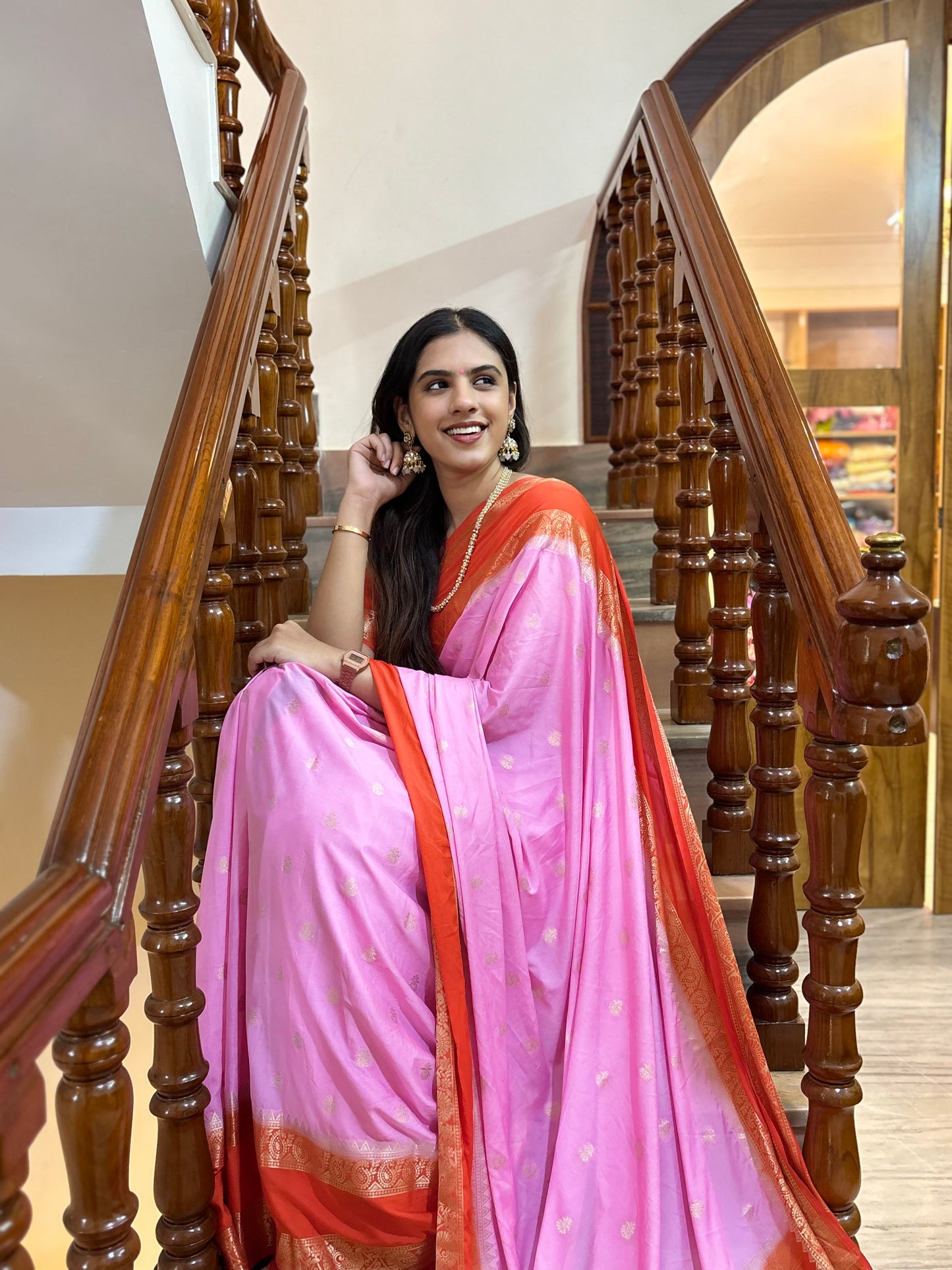 Semi Mysore crepe silk saree(8)