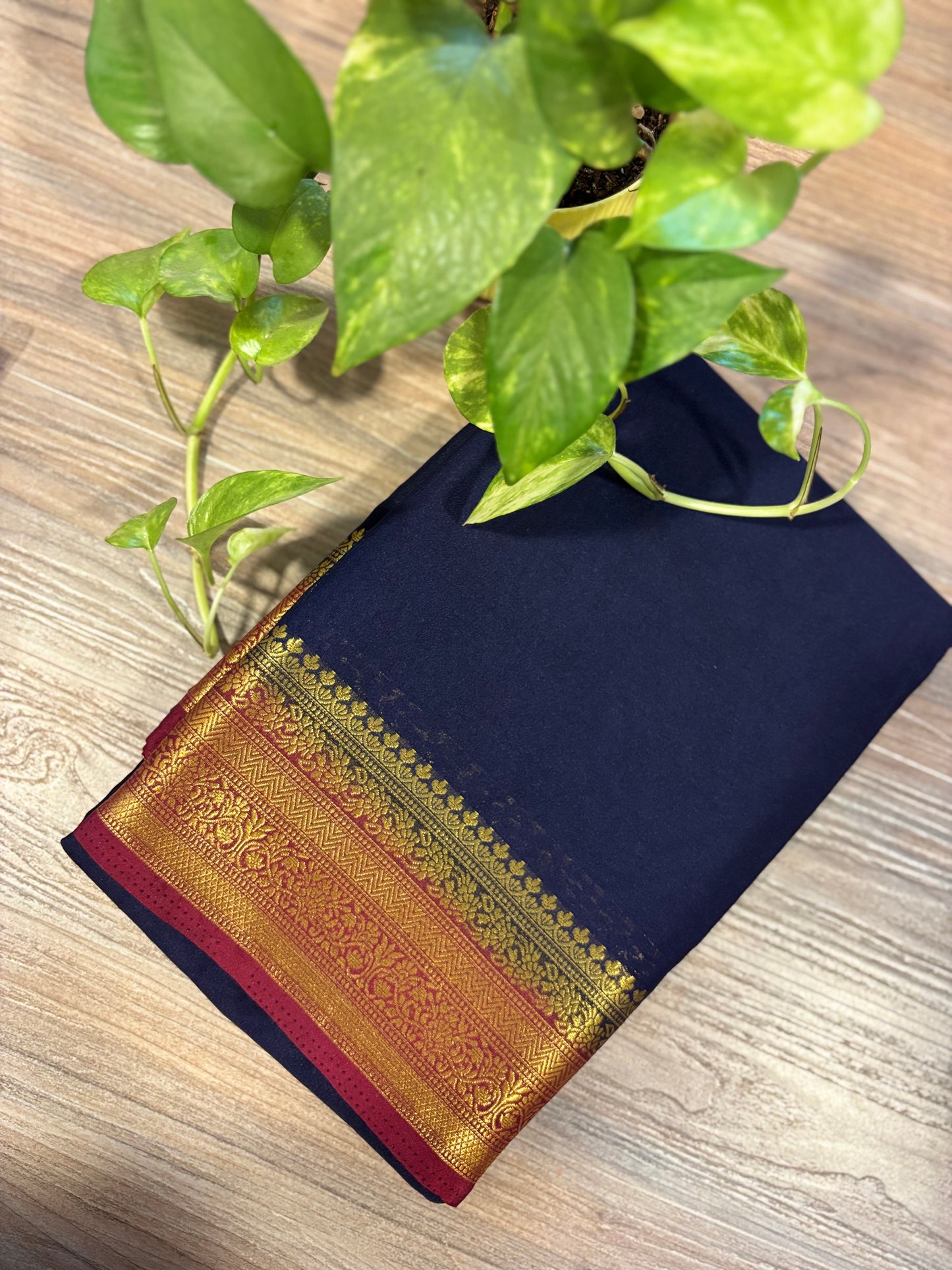 Zip & Go Saree Mysore crepe silk