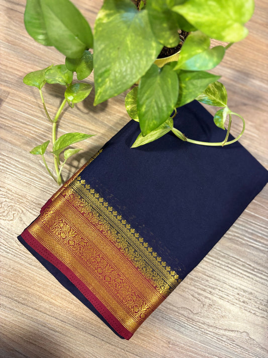 Zip & Go Saree Mysore crepe silk