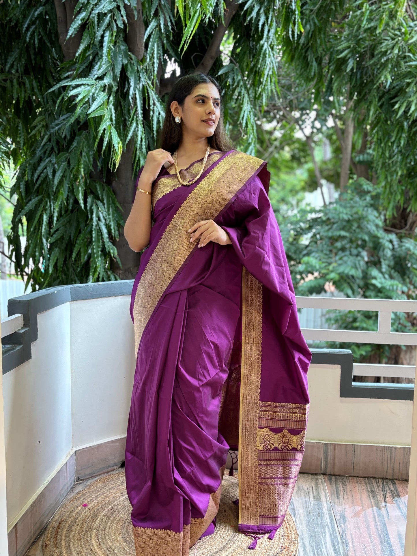Banarasi weave saree