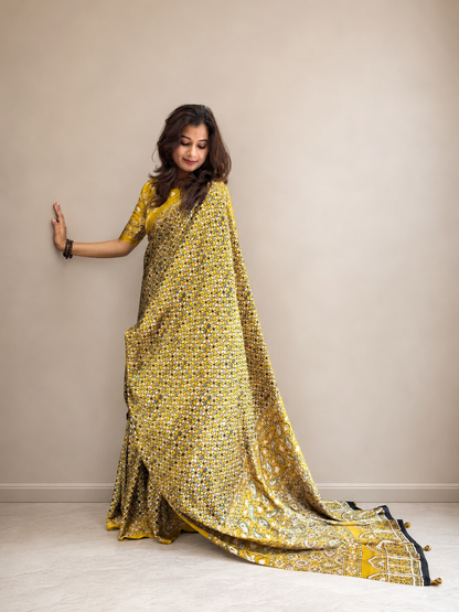 Satin saree