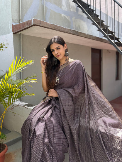 Everyday digital  printed saree
