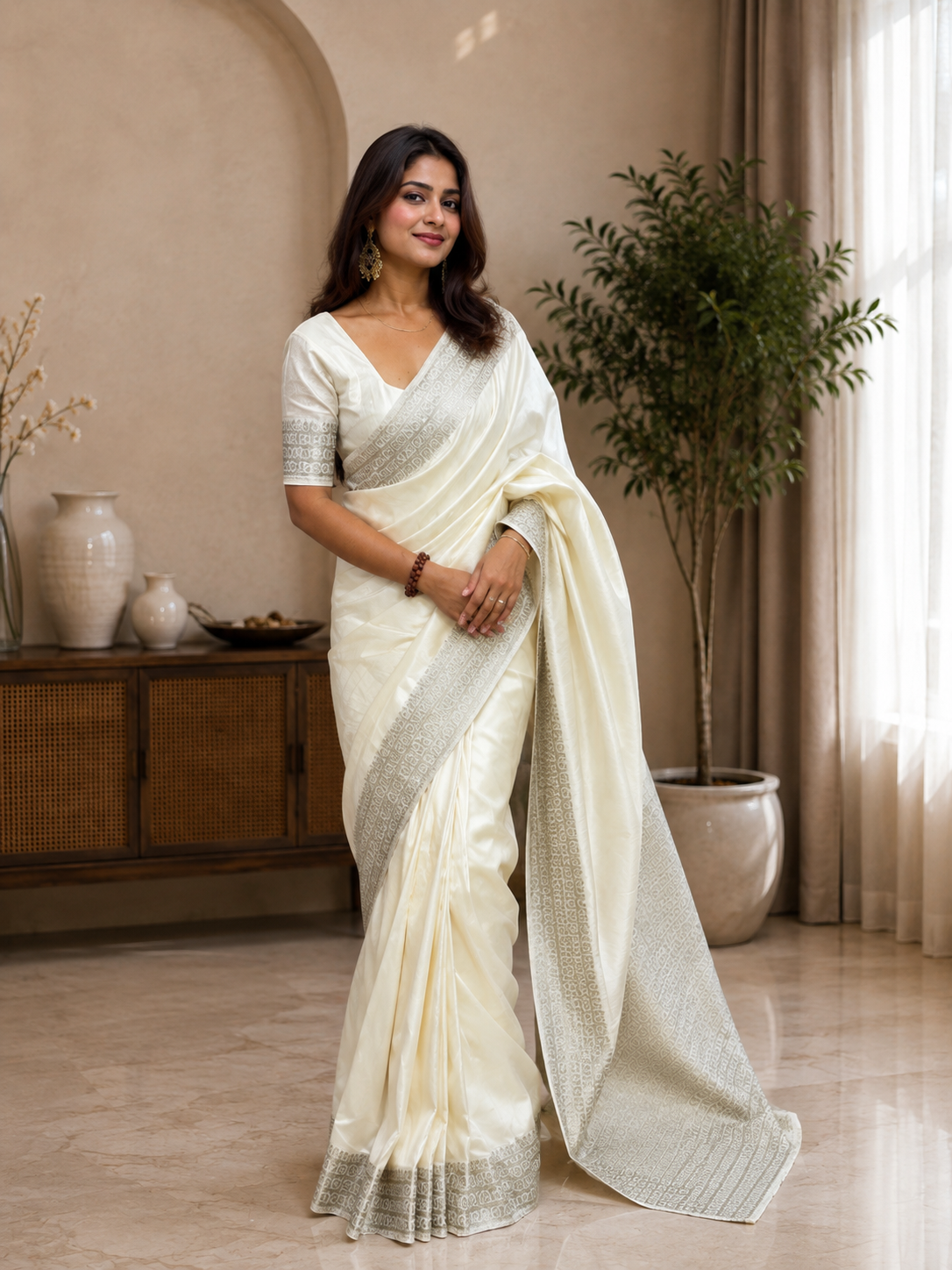 Semi Banarasi saree