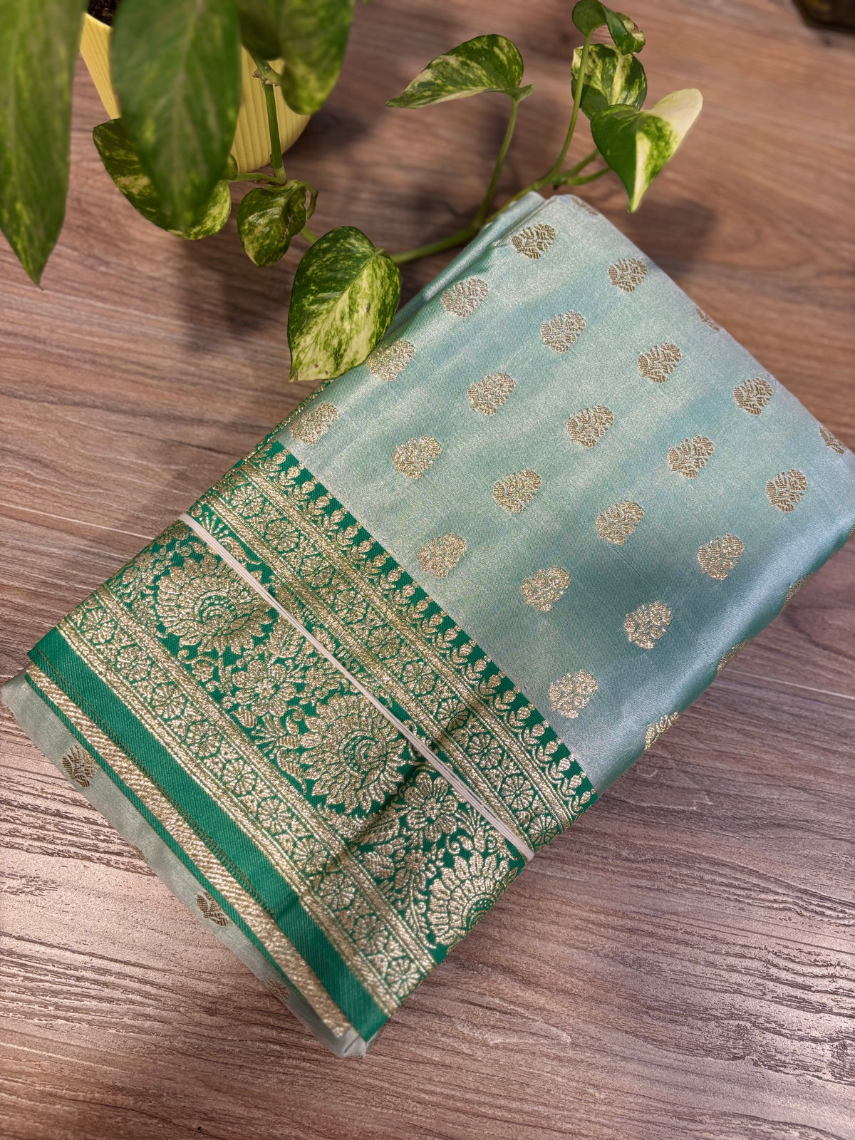 Satin Banarasi Zip & go saree
