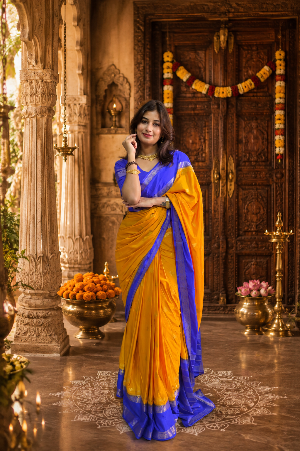 Mysore crepe silk saree (Copy)