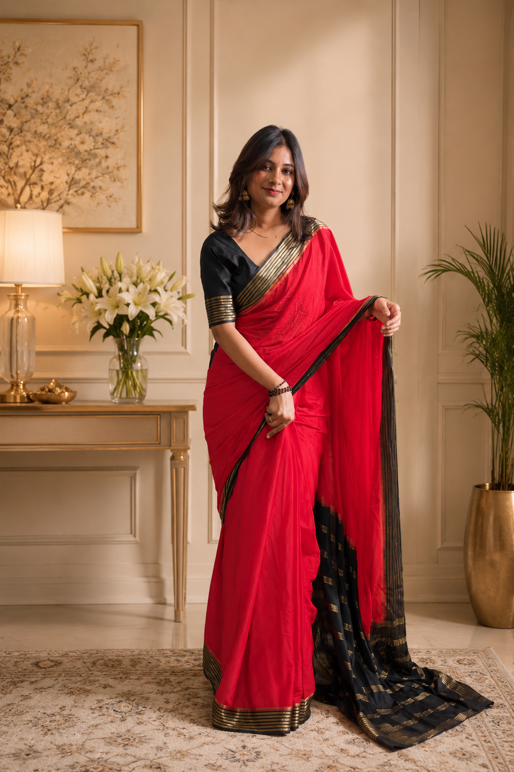 Semi Mysore silk saree - KDS1016