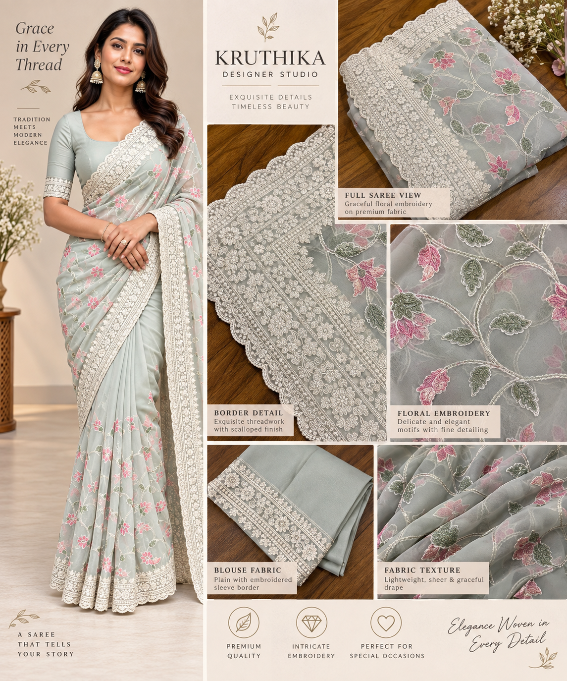 Party wear saree