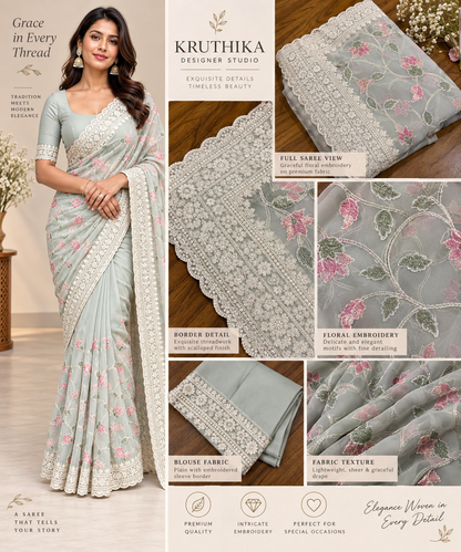 Party wear saree