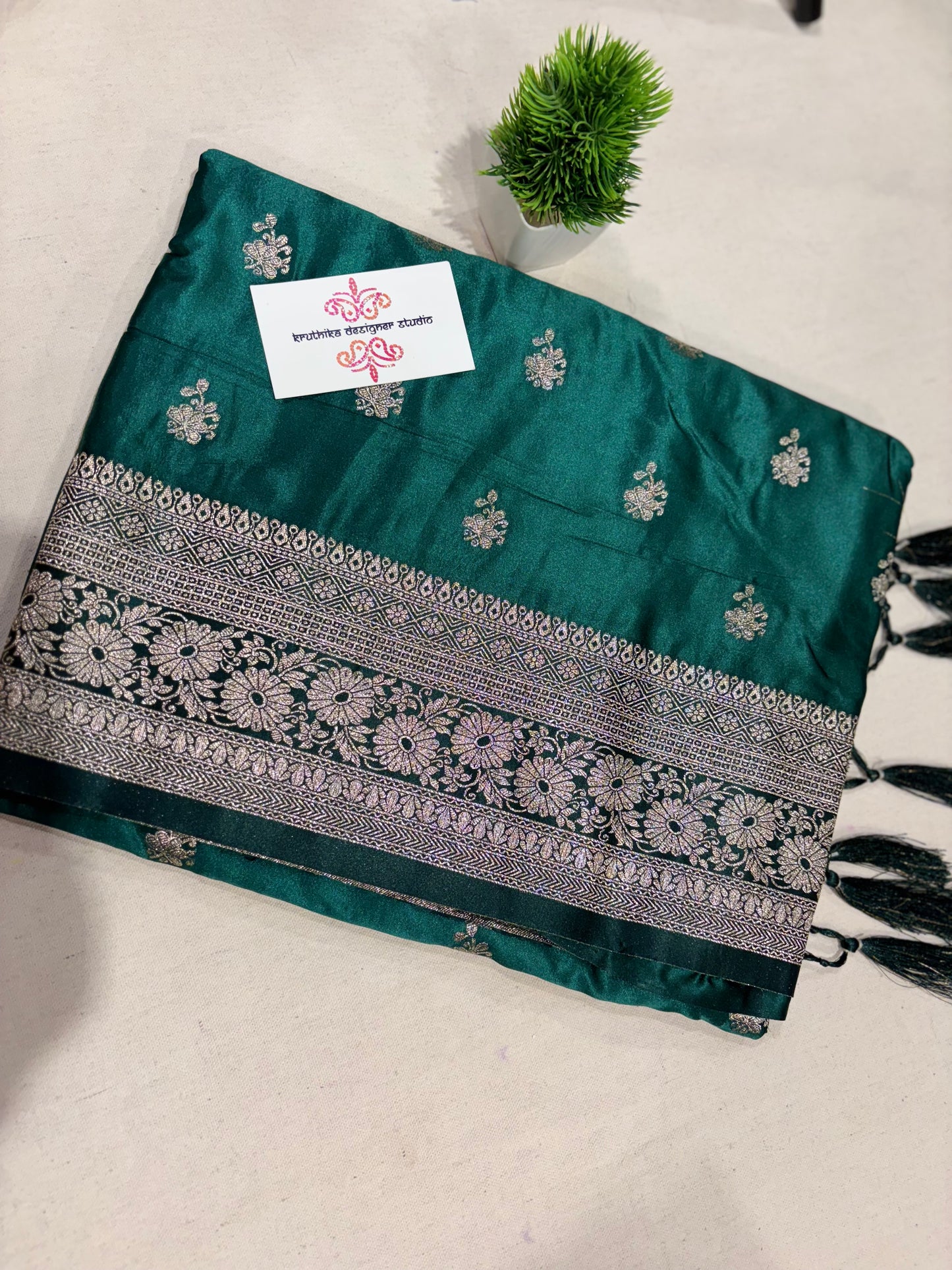 Banarasi satin saree
