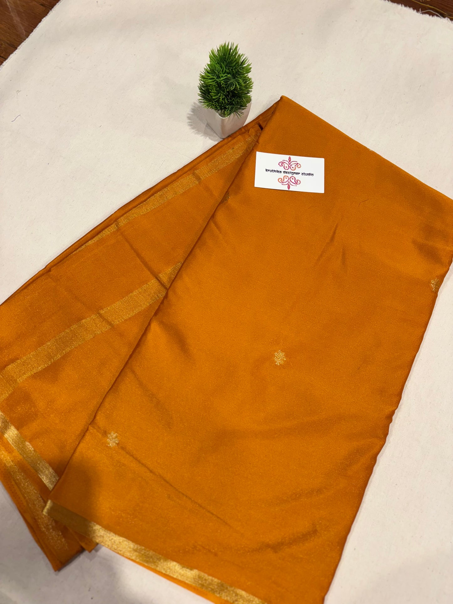 Premium Mysore crepe saree