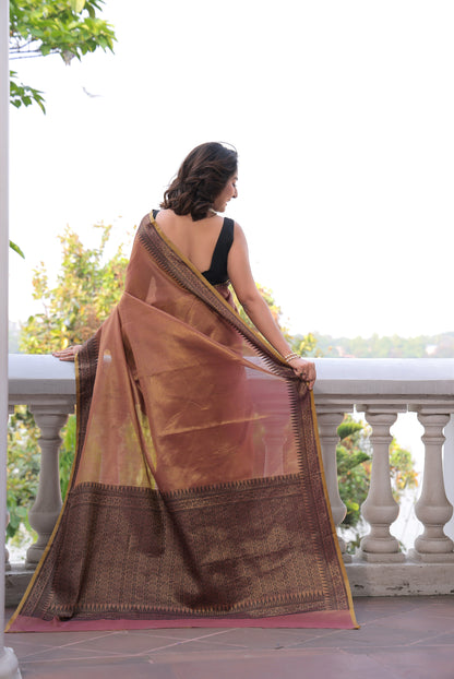 Soft rebel Tissue saree