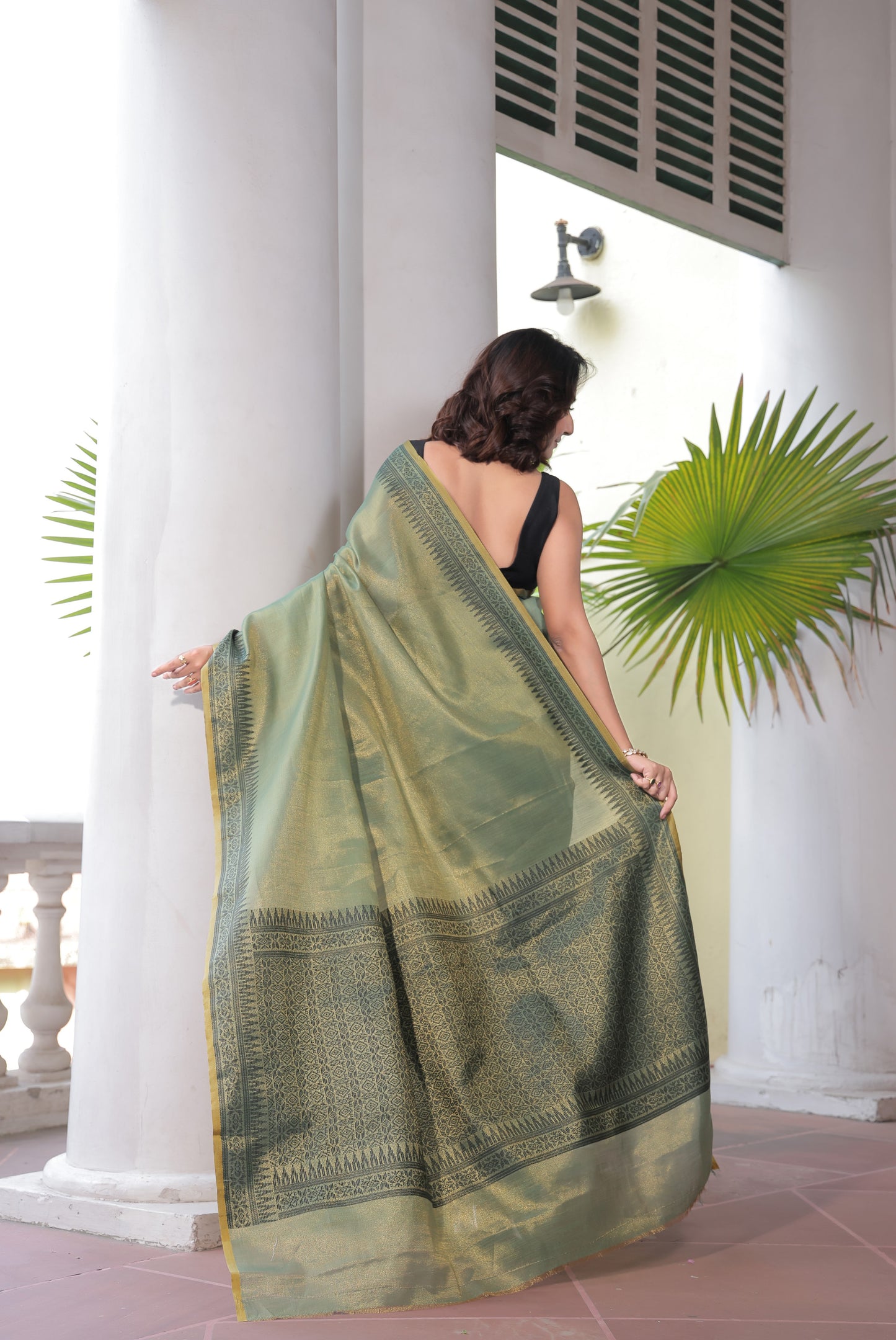 Vibe check Cotton Linen Saree