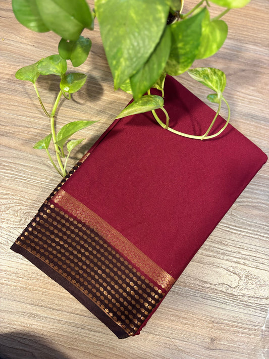 Zip & Go Saree Mysore crepe silk